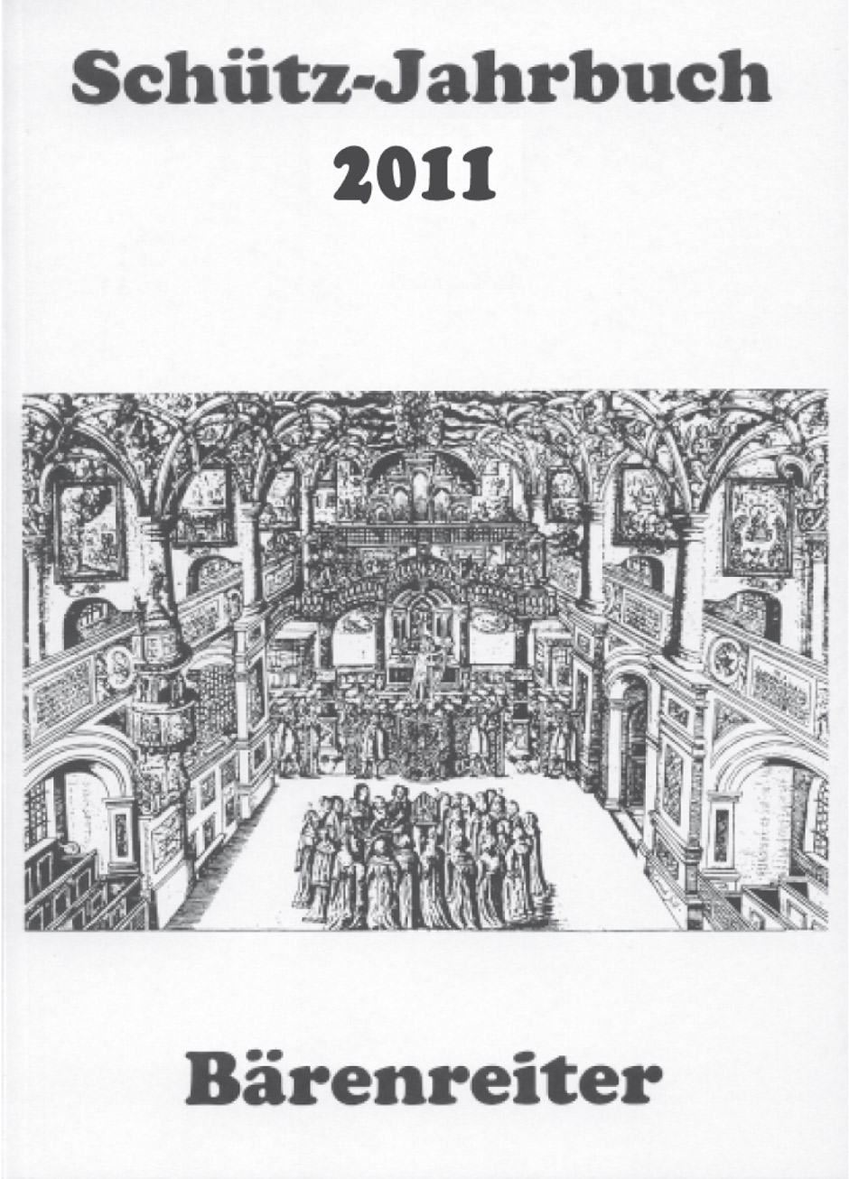 Schütz-Jahrbuch 2011, 33. Jahrgang -