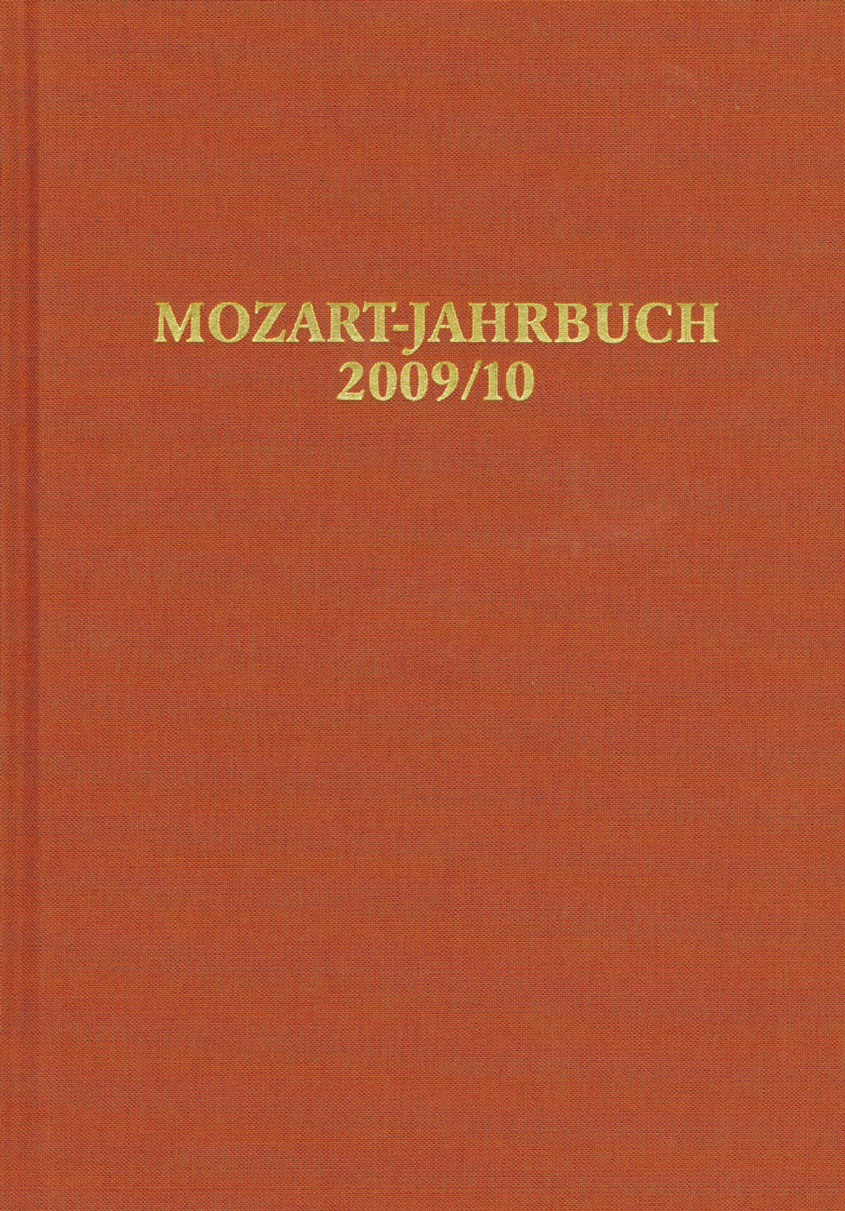 Mozart-Jahrbuch 2009/10 -