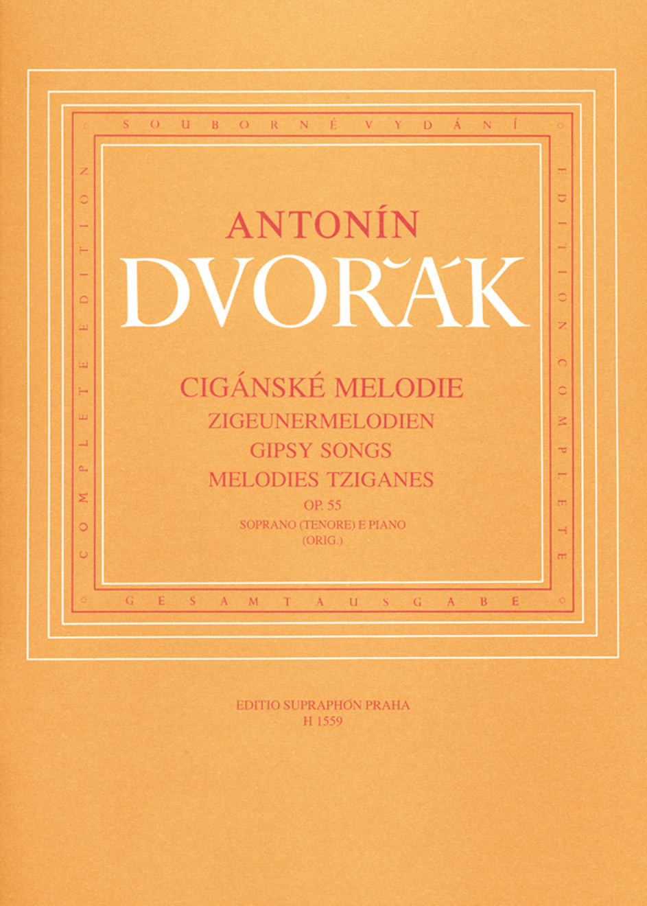 Gypsy Songs - Dvorák, Antonín