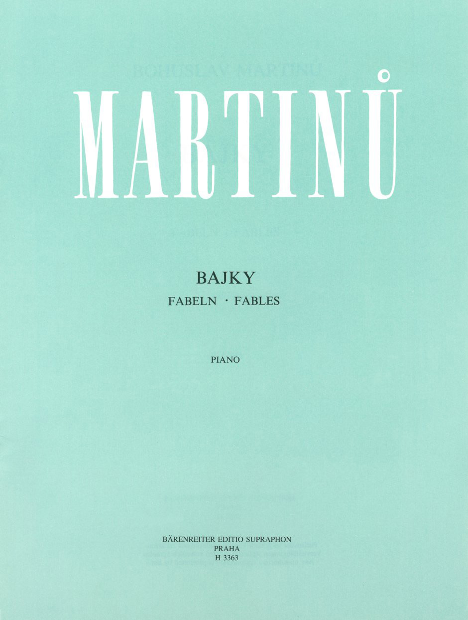 Fabeln - Martinu, Bohuslav