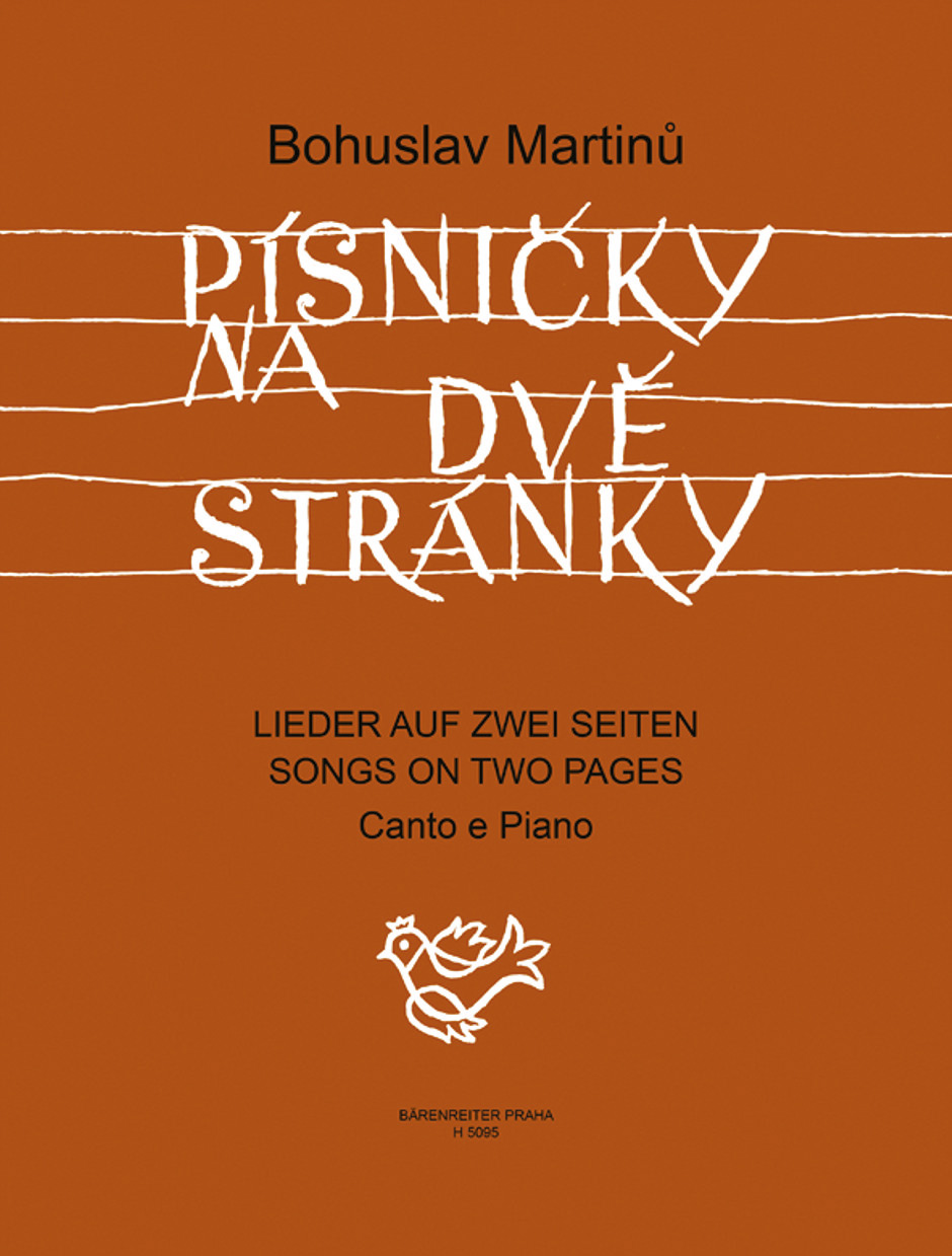 Liedchen auf zwei Seiten - Martinu, Bohuslav