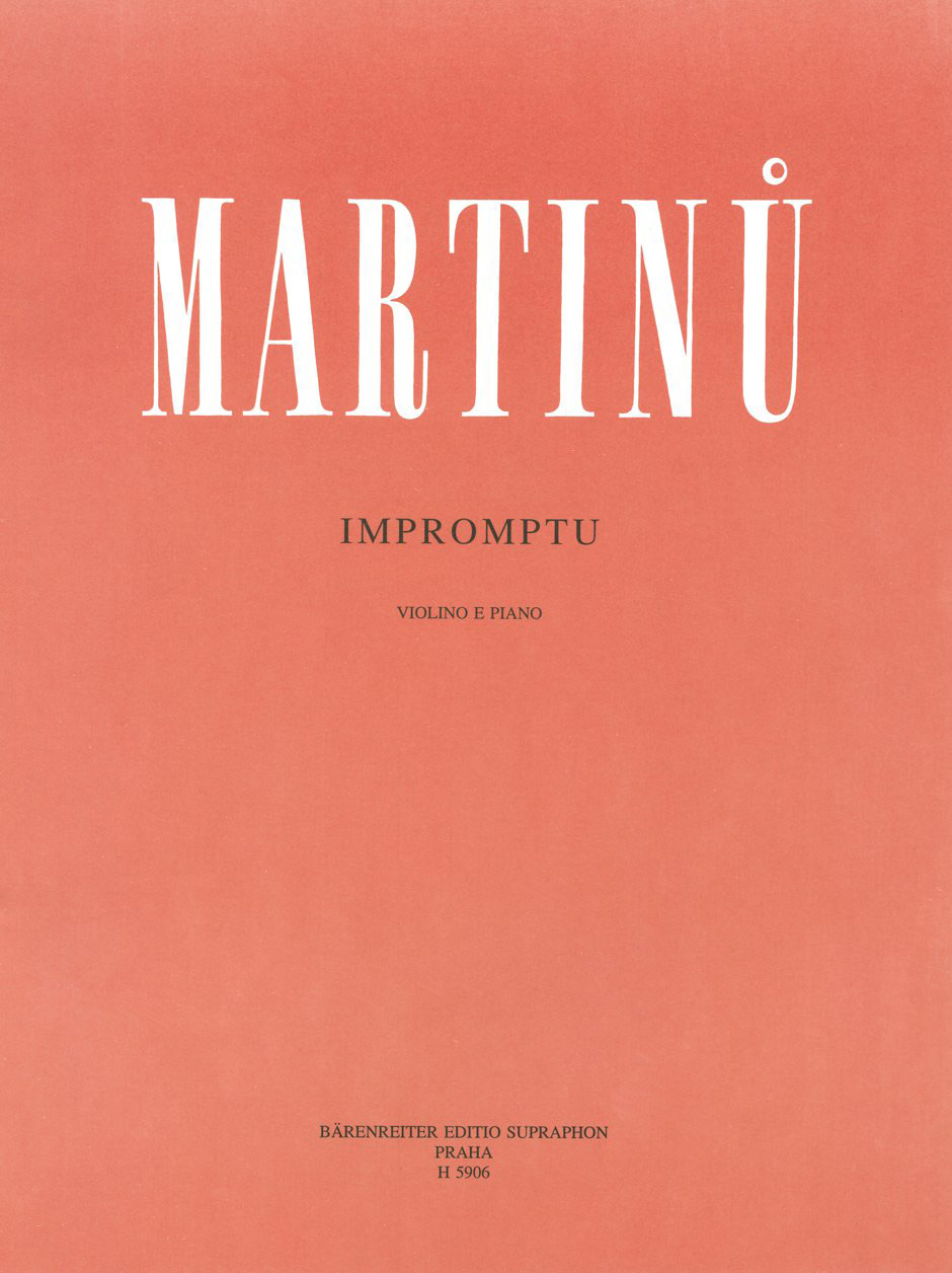 Impromptu - Martinu, Bohuslav