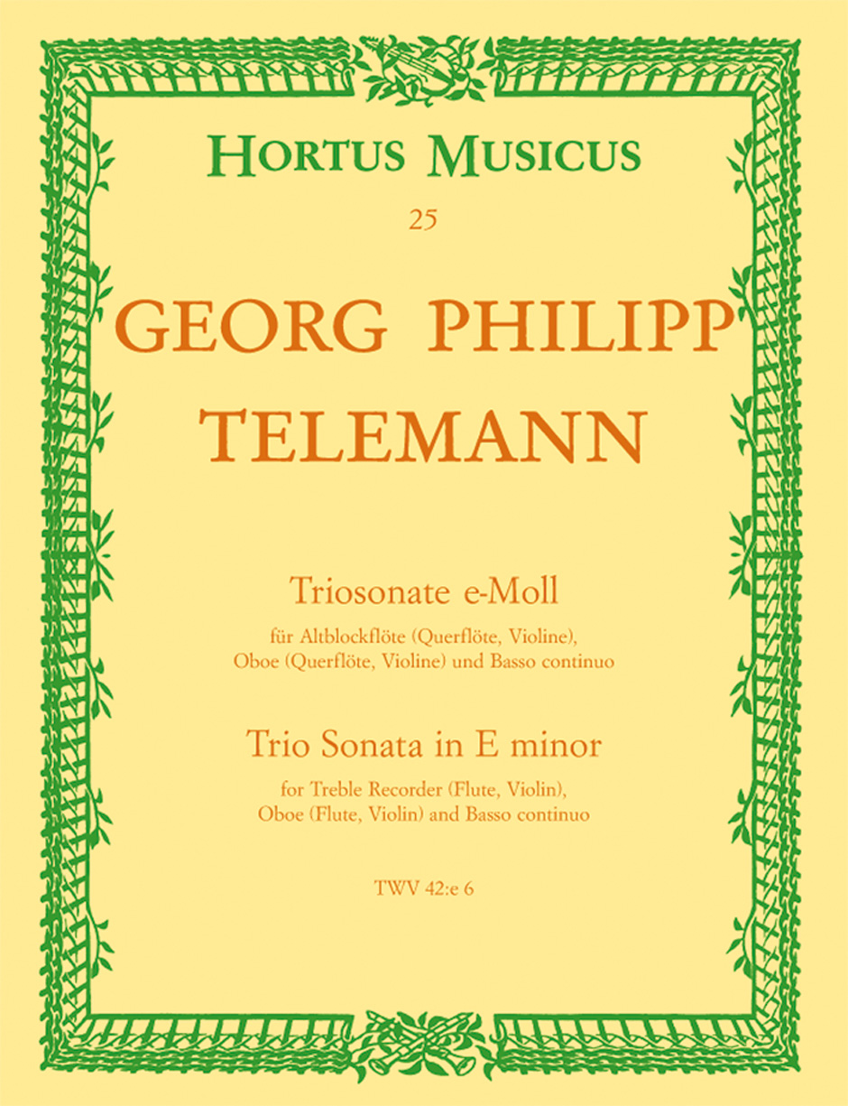 Trio Sonata - Telemann, Georg Philipp