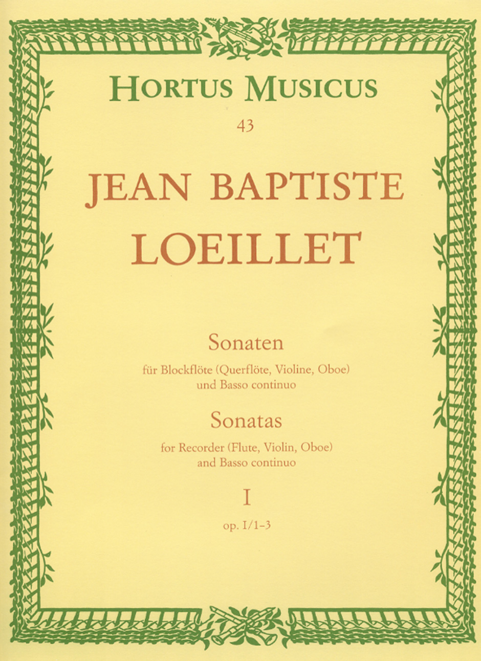 Sonatas - Loeillet, Jean Baptiste (de Gant)