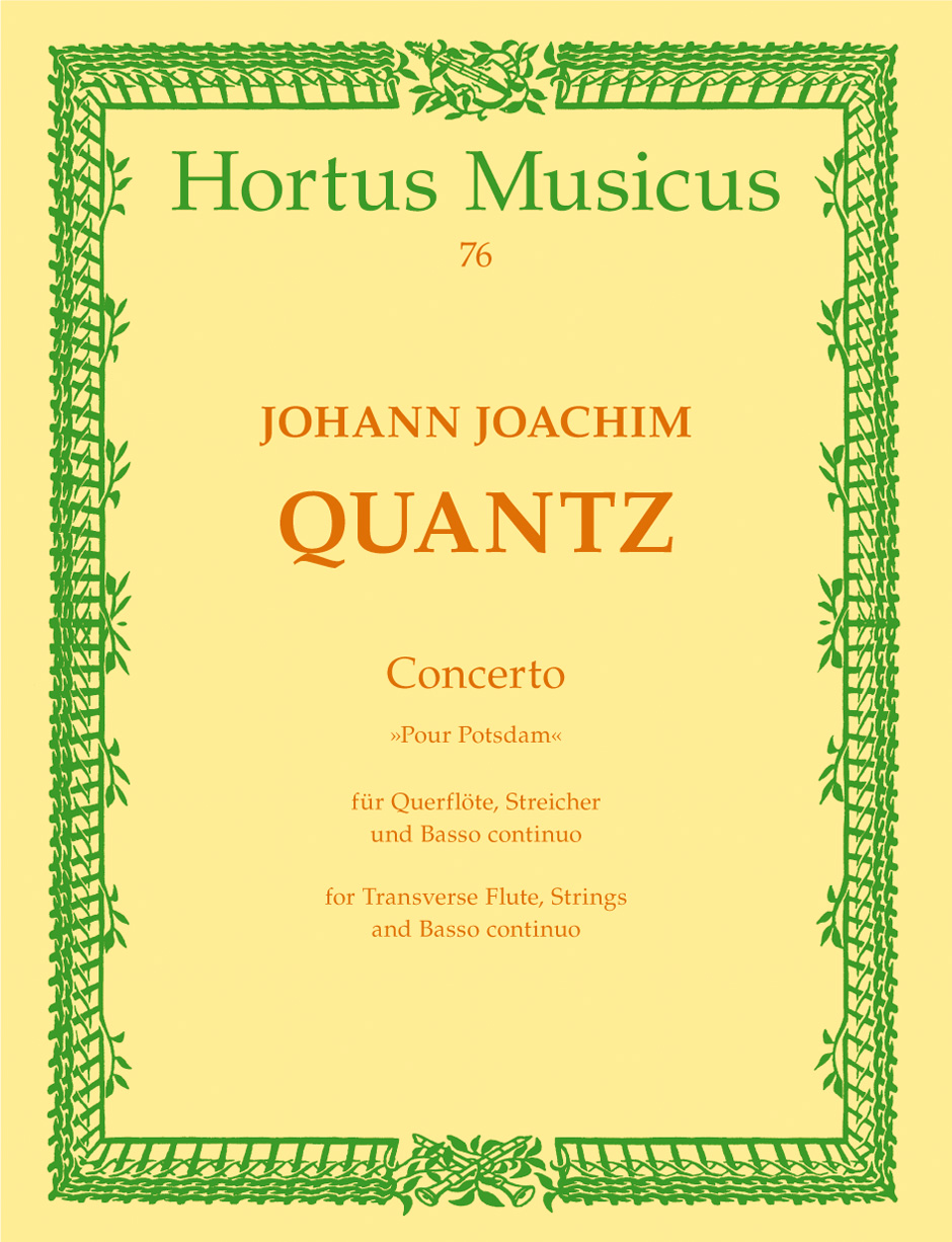 Concerto "Pour Potsdam" - Quantz, Johann Joachim