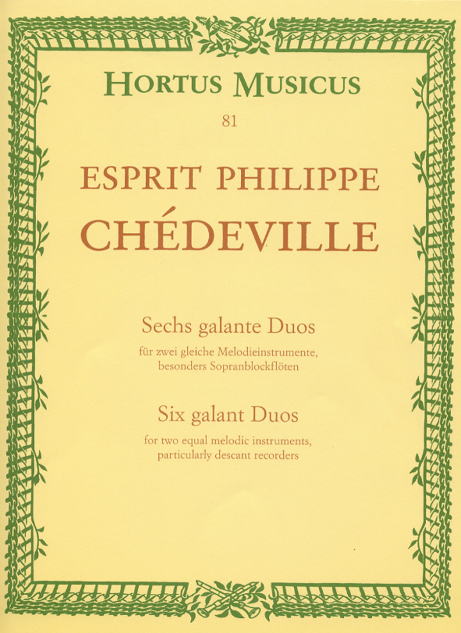 Sechs galante Duos - Chédeville, Esprit Philippe