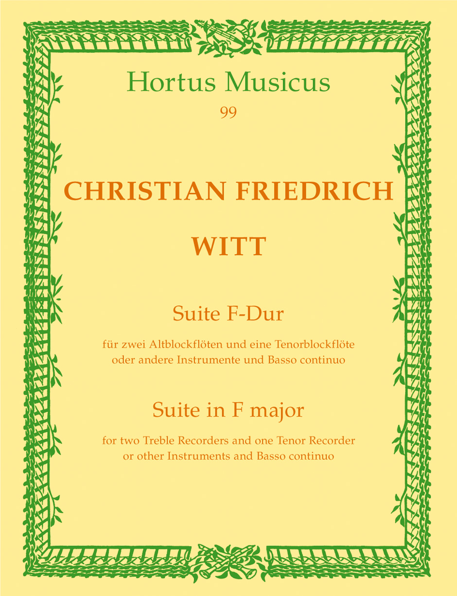 Suite - Witt, Christian Friedrich