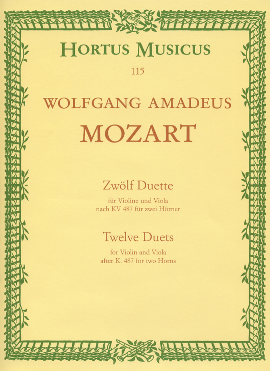12 Duette - Mozart, Wolfgang Amadeus