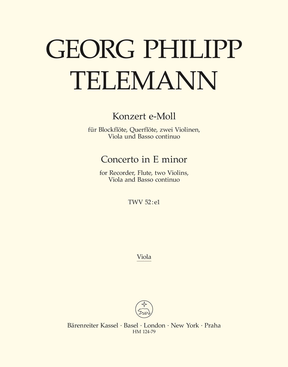 Concerto - Telemann, Georg Philipp