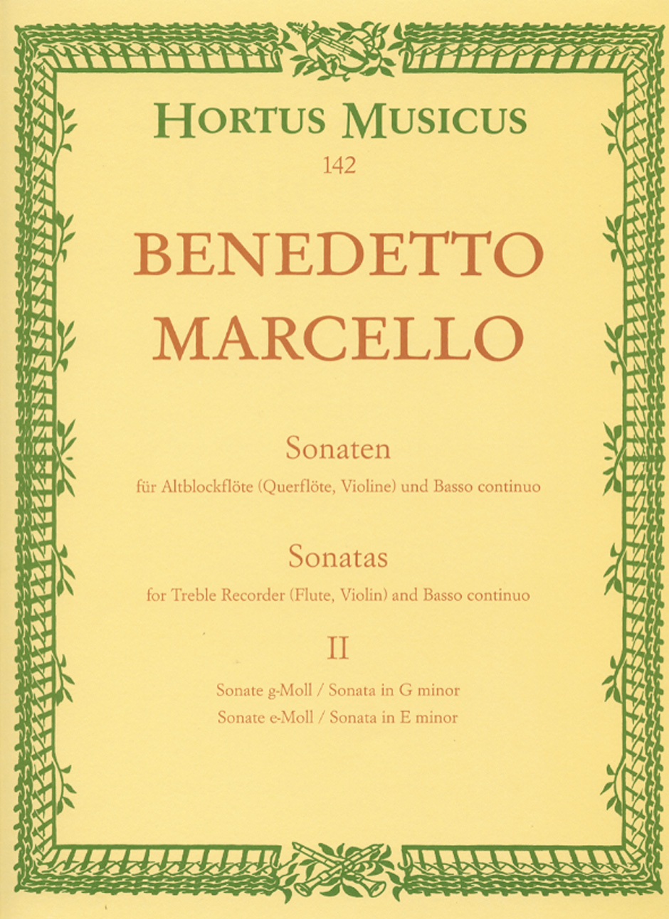 Sonatas - Marcello, Benedetto