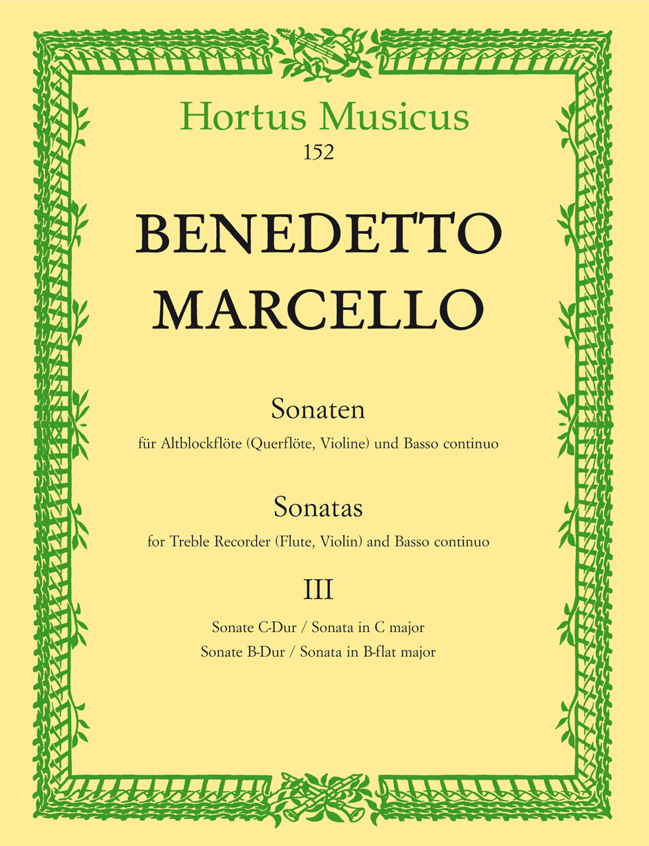 Sonatas - Marcello, Benedetto