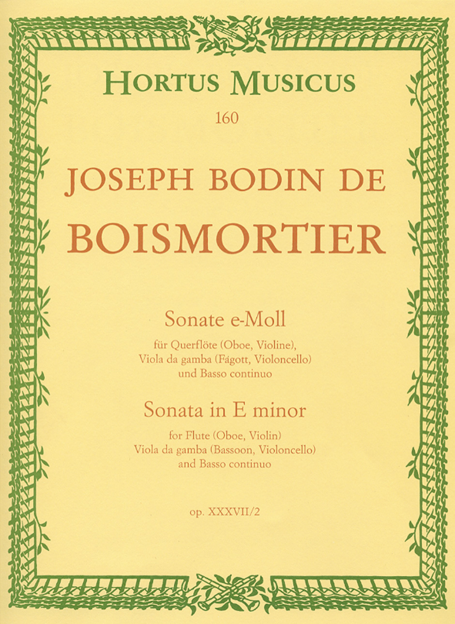 Sonata - Boismortier, Joseph Bodin de