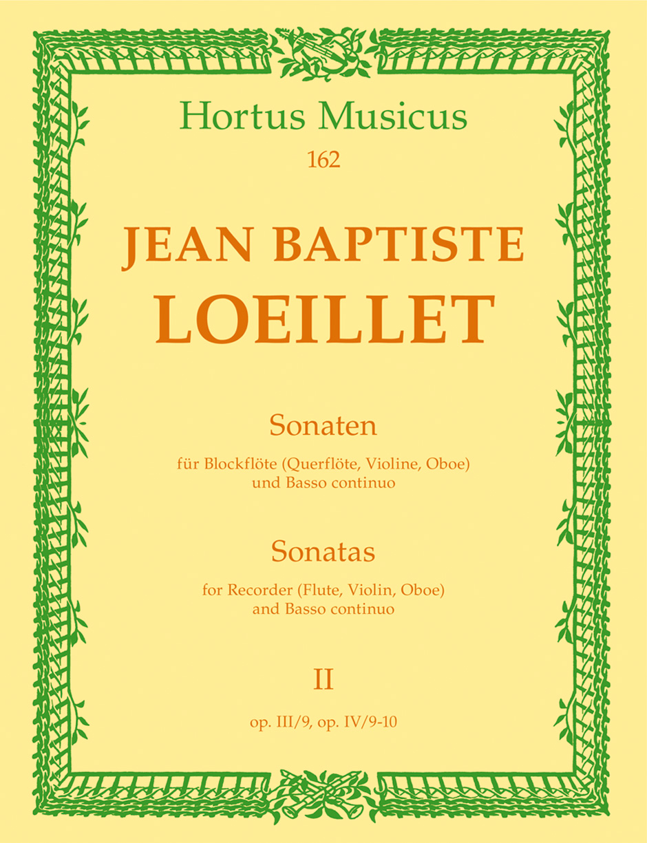 Sonatas - Loeillet, Jean Baptiste (de Gant)