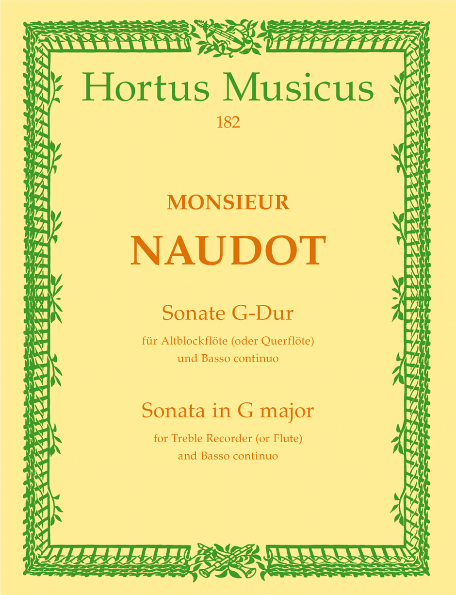 Sonata - Naudot, Jacques-Christophe