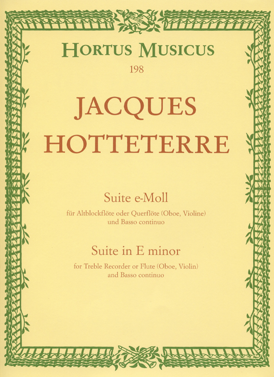 Suite - Hotteterre, Jacques (le Romain)