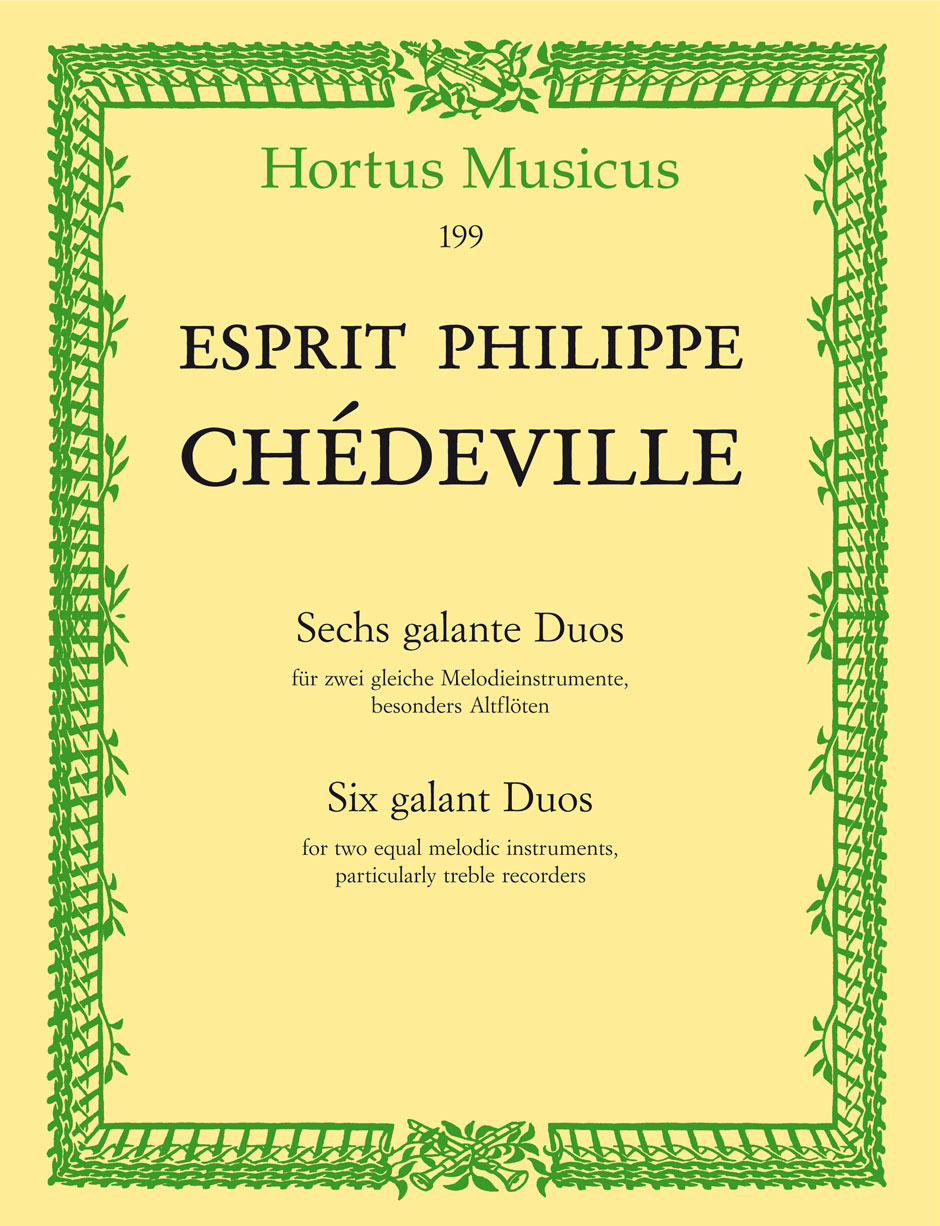 Six galant Duos - Chédeville, Esprit Philippe