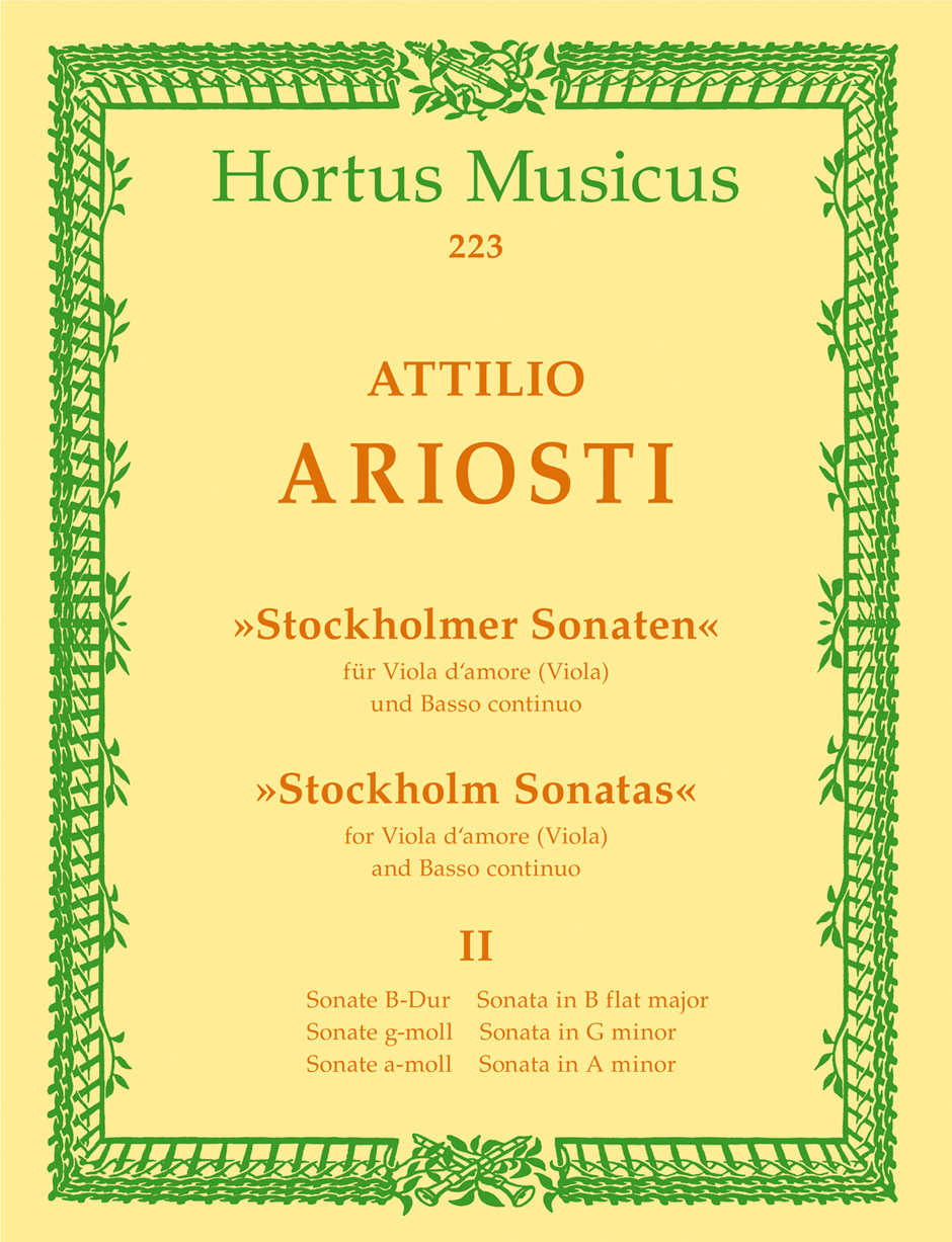 Six Sonatas "Stockholmer Sonatas" - Ariosti, Attilio