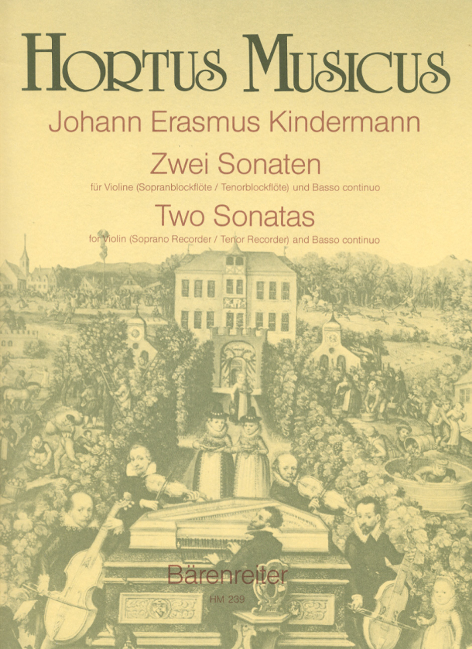 Two Sonatas - Kindermann, Johann Erasmus