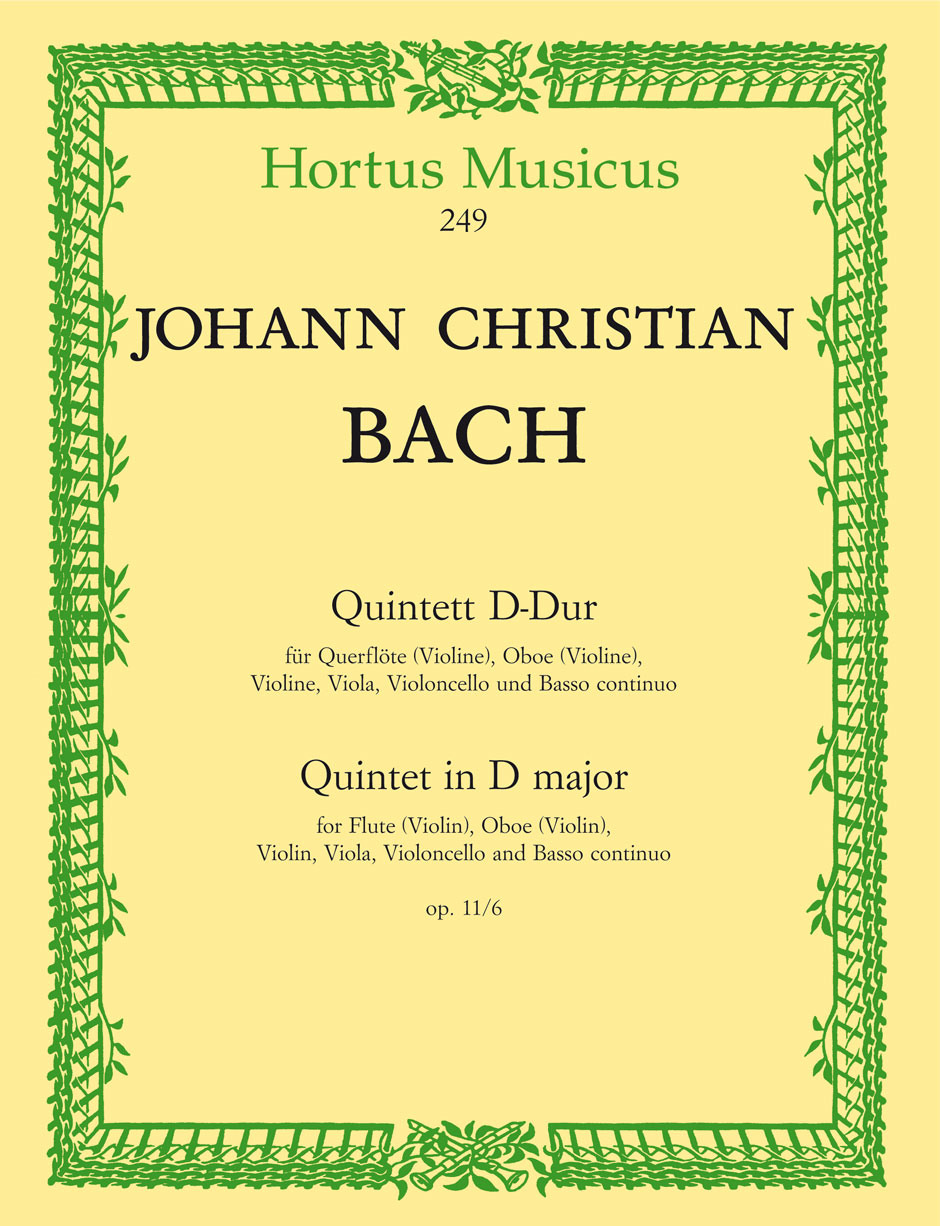 Quintett - Bach, Johann Christian