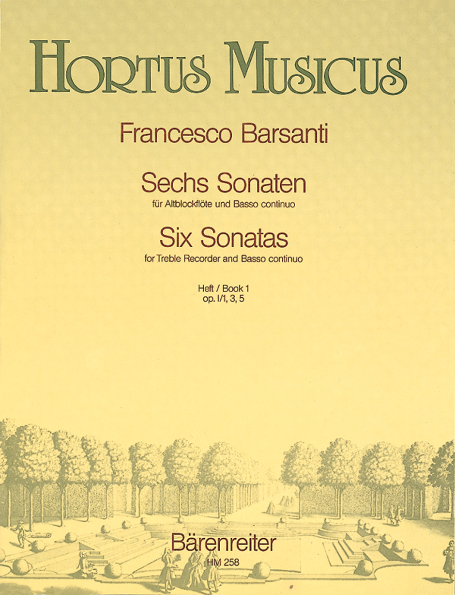 Sechs Sonaten 1 - Barsanti, Francesco