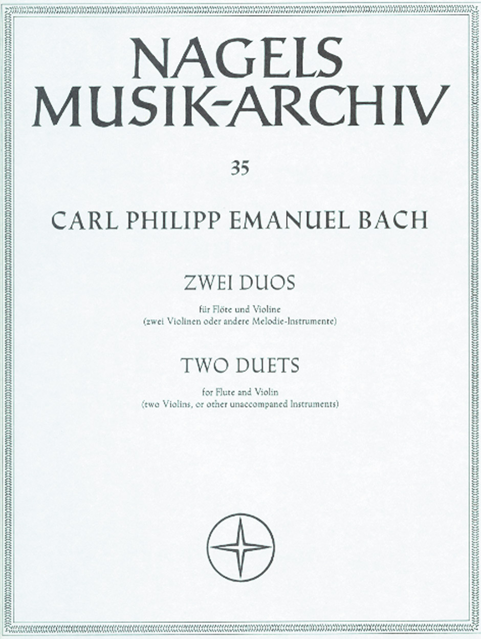 Two Duos from "Musikalisches Vielerley" - Bach, Carl Philipp Emanuel