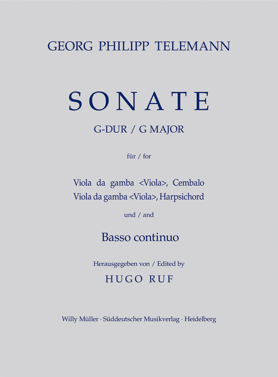 Sonata - Telemann, Georg Philipp