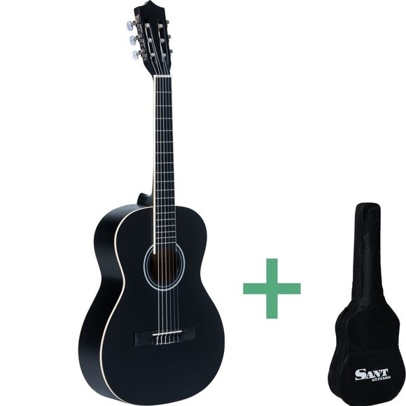 Sant Guitar 3/4 CJ-36-BK spansk børne-guitar sort