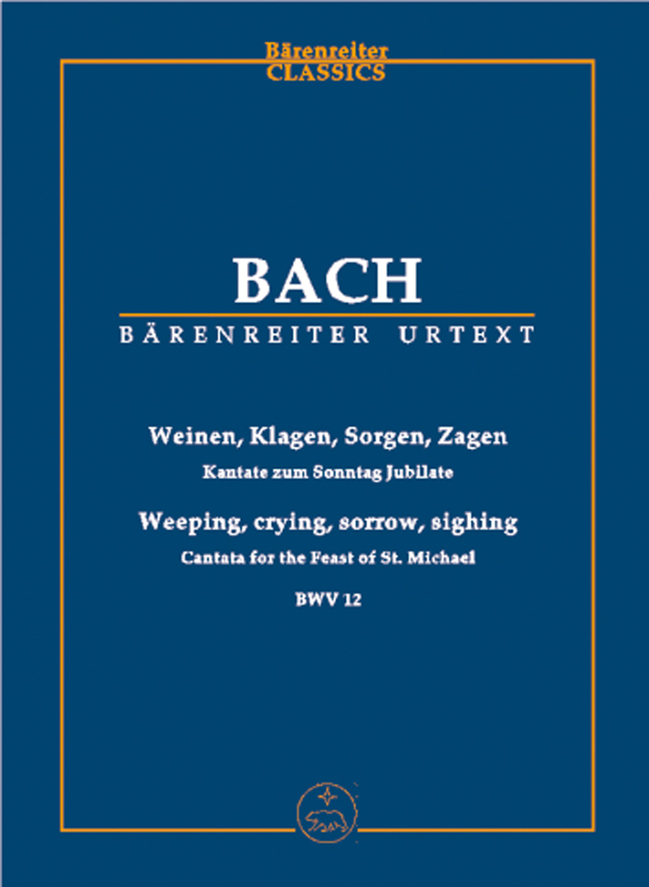 Weeping, crying, sorrow, sighing - Bach, Johann Sebastian