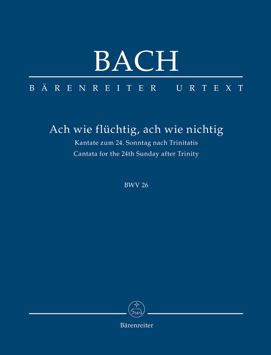 Ach wie flüchtig, ach wie nichtig - Bach, Johann Sebastian