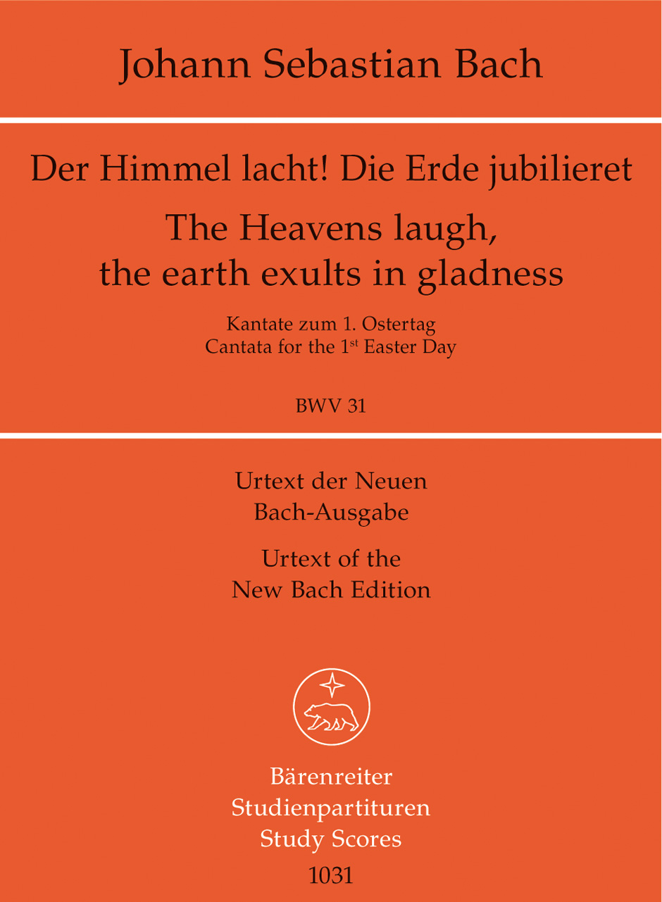 The Heavens laugh, the earth exults in gladness - Bach, Johann Sebastian