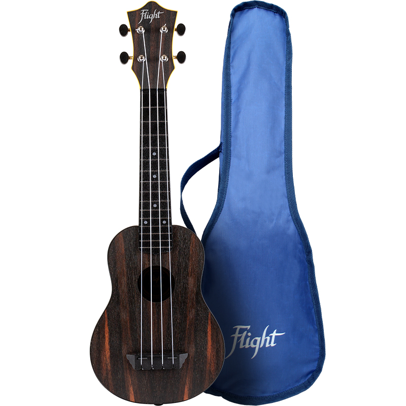 Rejse/Travel sopran Ukulele TUS55 - Amara : med taske fra Flight