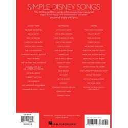 Simple Disney Songs : The Easiest Easy Piano Songs