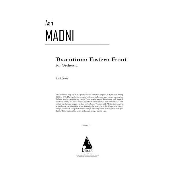Byzantium: Eastern Front : for Orchestra
