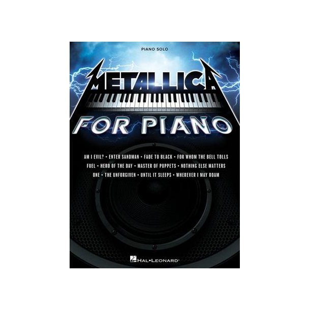 Metallica for Piano Solo Piano Solo Personality Softcover