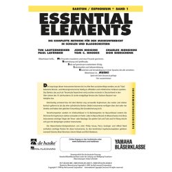 Essential Elements Band 1 - f&uuml;r Bariton (BC) : Die komplette Methode f&uuml;r den Musikunterricht in Schulen und Blasorchestern