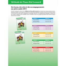 Le&ccedil;ons de Piano, volume 4 : M&eacute;thode de Piano Hal Leonard