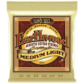 Ernie Ball 2003 Earthwood 80/20 Medium Light 12-54