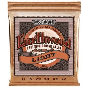 Ernie Ball 2148 Earthwood Phosphor Bronze Light 11-52