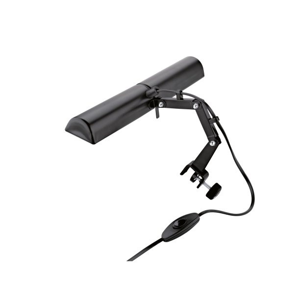 K&M nodestativ Double  lampe 122/6  - sort