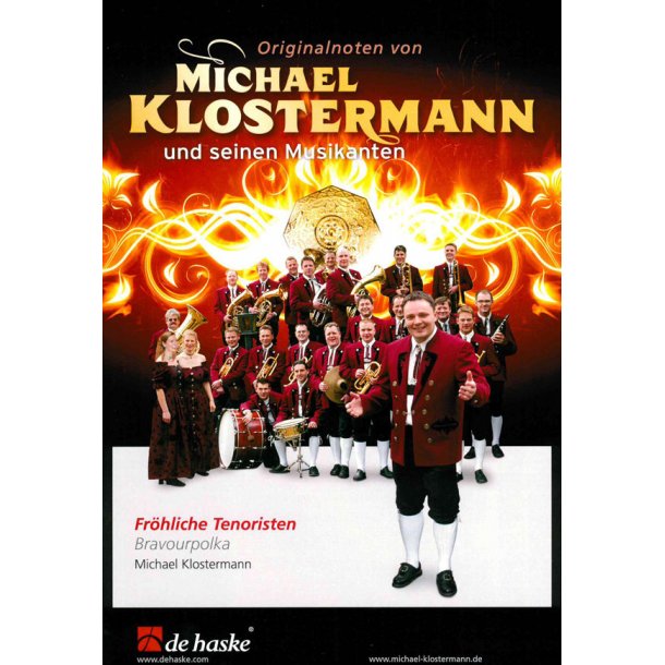 Fr&ouml;hliche Tenoristen : Bravourpolka - Solo f&uuml;r 2 Tenorh&ouml;rner und Blasorchester