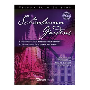 Schönbrunn Gardens : 8 Konzertstücke für Klarinette und Klavier