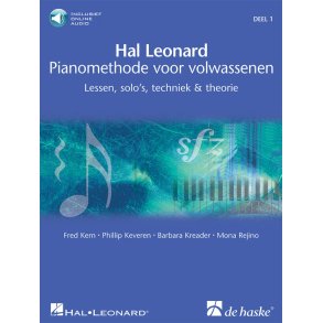 Hal Leonard Pianomethode voor Volwassenen 1 : Lessen, solo's, techniek & theorie