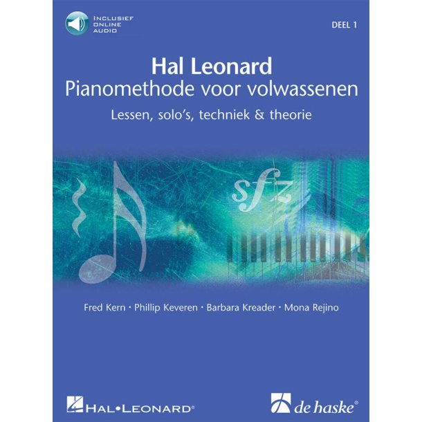 Hal Leonard Pianomethode voor Volwassenen 1 : Lessen, solo's, techniek & theorie