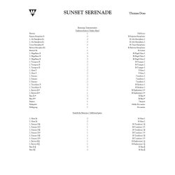 Sunset Serenade : In Memoriam Dr. Klaus Brandst&auml;tter