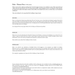 Pulse : for Solo Bb Euphonium and Brass Band