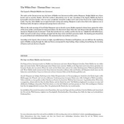 The White Deer : The Legend of Knight Maldix vom Litermont