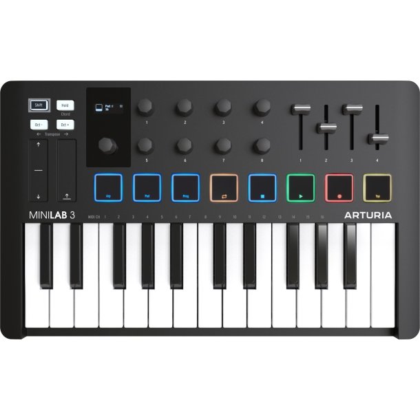 ARTURIA MiniLab 3 BK (Sort)