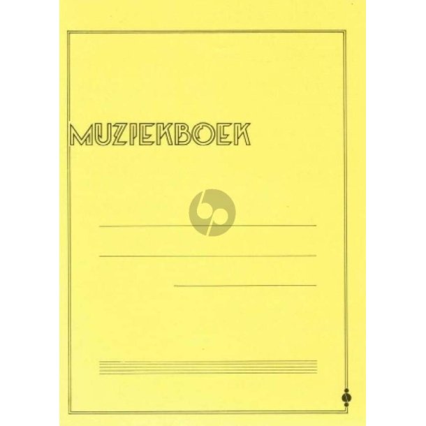 Muziekschrift 12 Balks ( Geel )