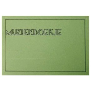 Muziekschrift 6 Balks Doorschoten ( Groen ) : Muzieklijntjes/schrijflijntjes