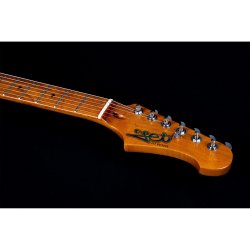 JS300 Elektrisk Guitar fra Jet Guitars - Sunburst: Roasted Maple Fretboard